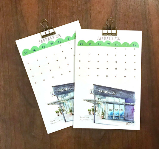 2026 Sacramento Eats Calendar/Postcard set!