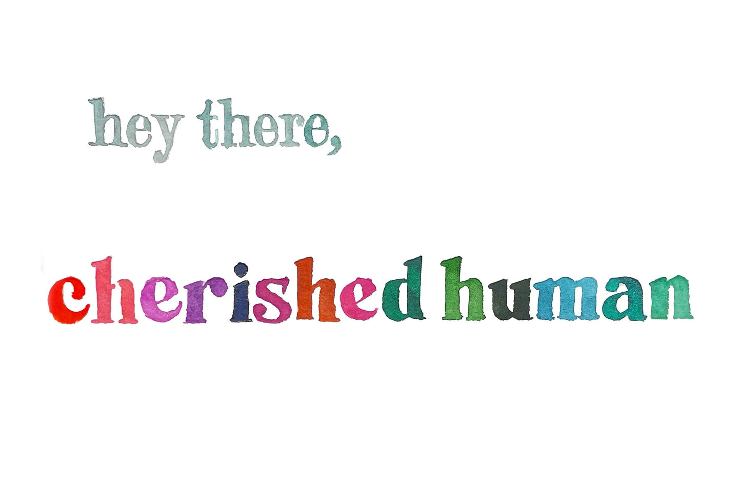 Cherished Human card