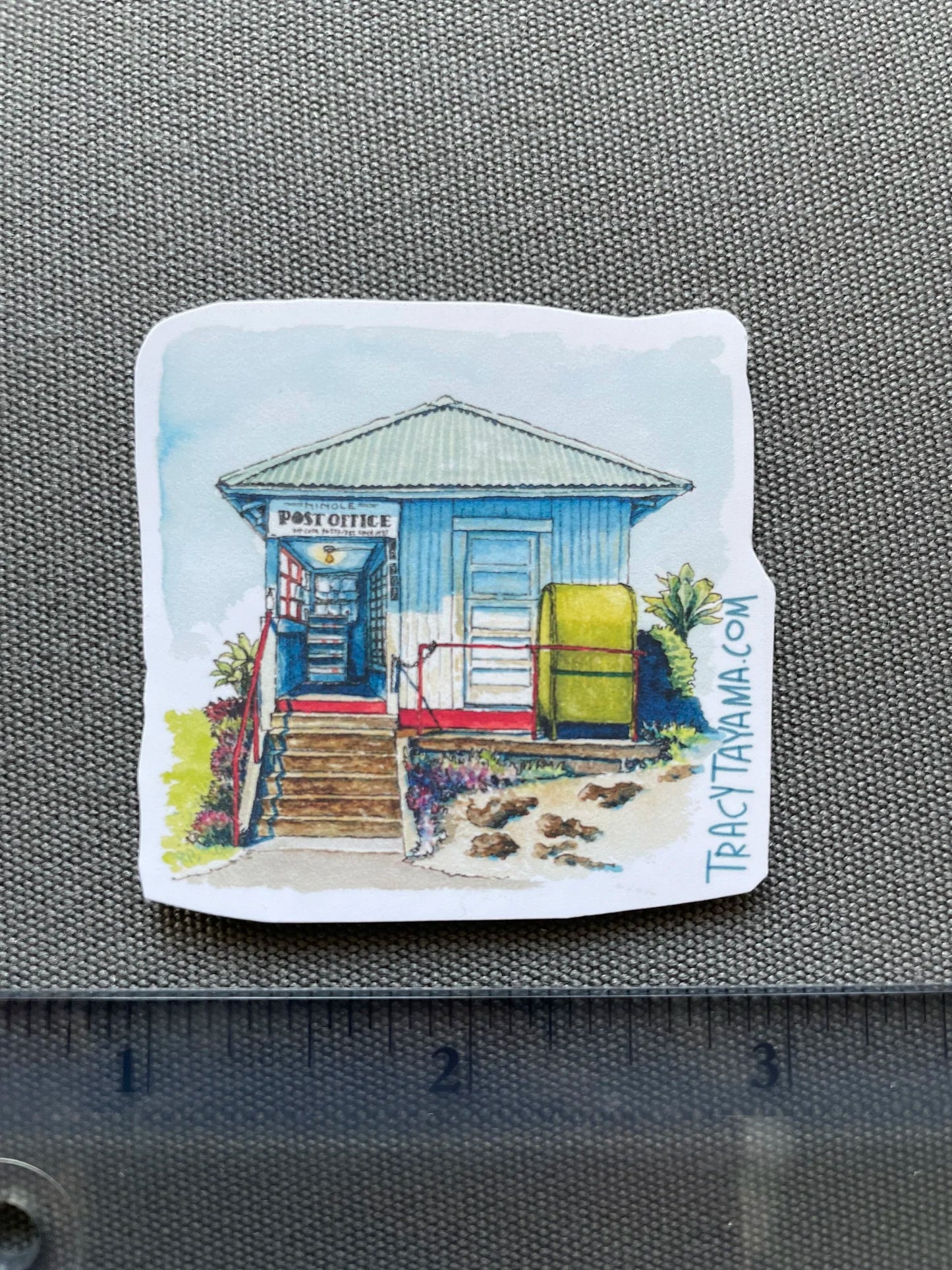 Ninole Post Office sticker 2"