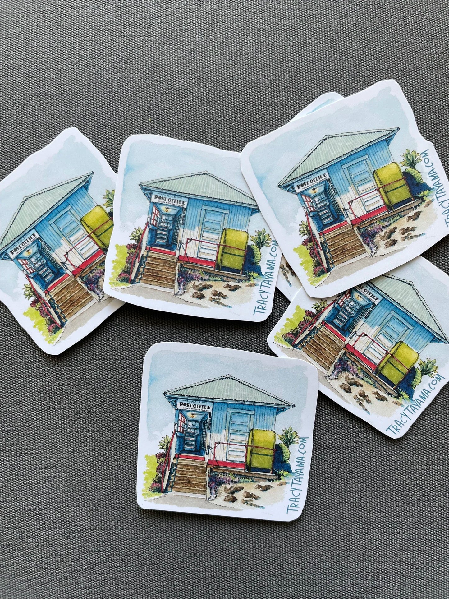 Ninole Post Office sticker 2"