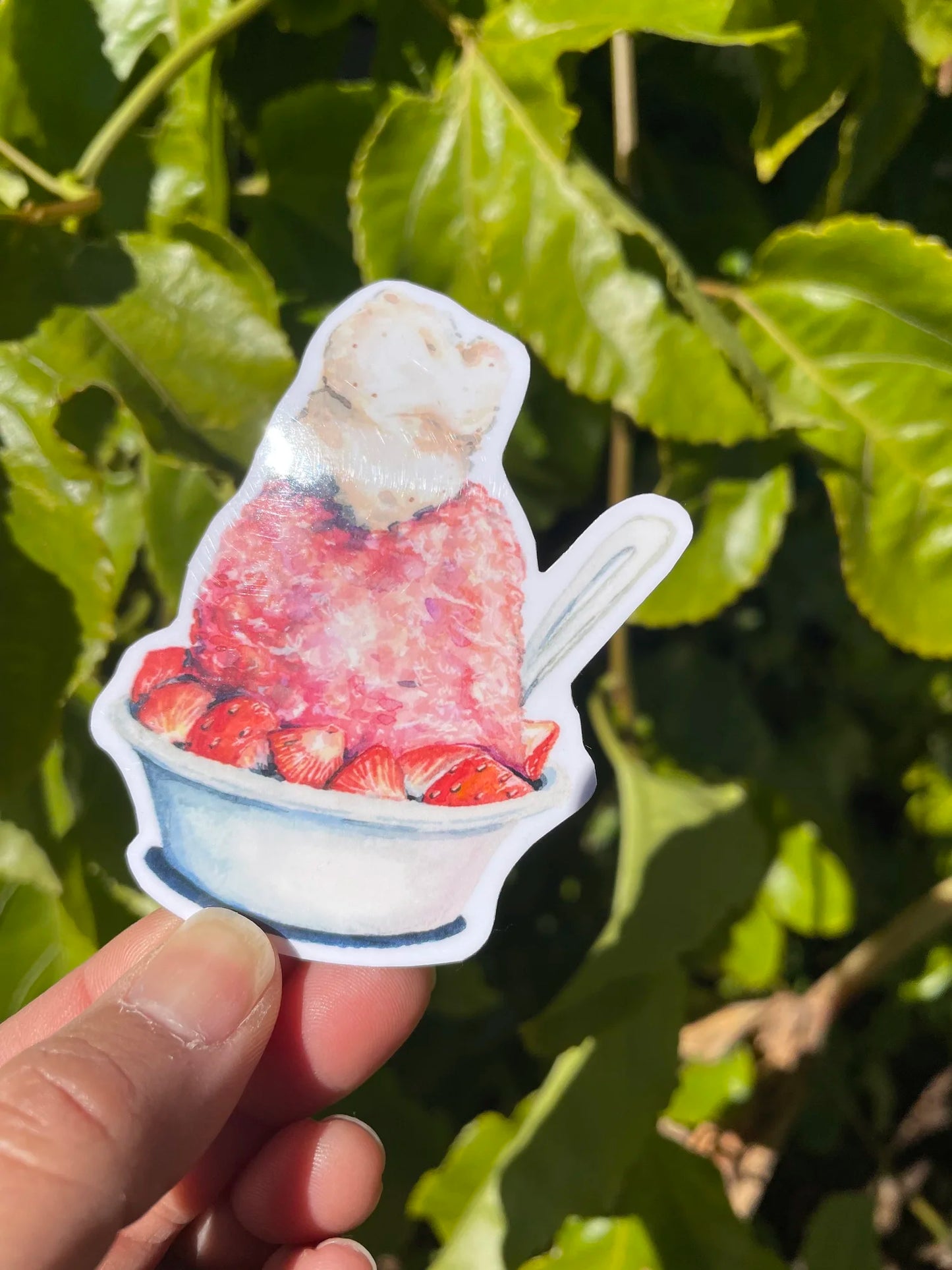 Shave Ice Stickers - set of 3 stickers