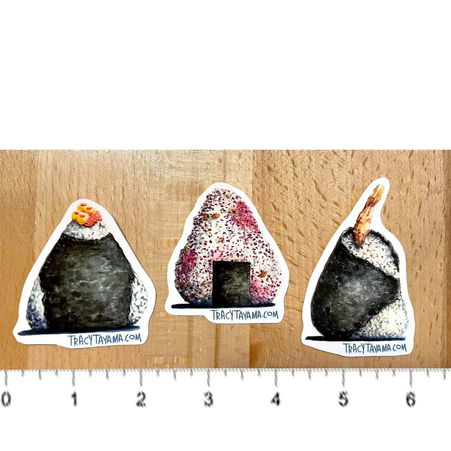 Musubi Stickers - Set of 3