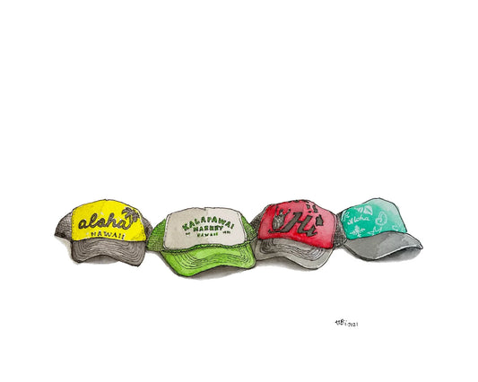 ABC Store Trucker Hats Print